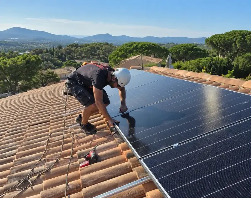 Installateur panneaux solaires Méounes-lès-Montrieux — pose photovoltaïque sur toiture