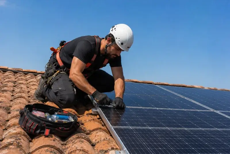 Maintenance et monitoring de panneaux solaires à Méounes-lès-Montrieux